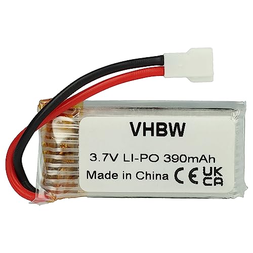 vhbw Akku kompatibel mit Robbe Nano Loop Drohne Multicopter Quadrocopter (390mAh, 3,7V, Li-Polymer) von vhbw