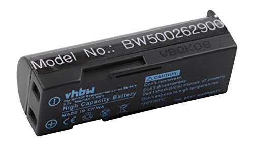 vhbw Akku kompatibel mit Sanyo Xacti VPC-A5 Kamera Digicam DSLR (500mAh, 3,7V, Li-Ion) von vhbw