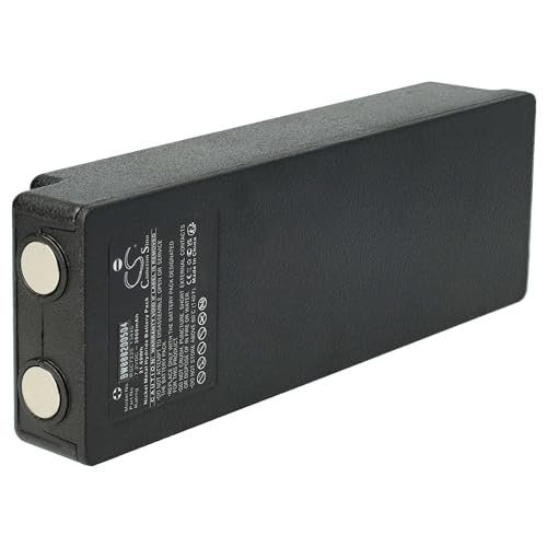 vhbw Akku kompatibel mit Scanreco RC400, RC590, YWW0439, RC960 Industrie-Funkfernsteuerung Fernbedienung (3000 mAh, 7,2 V, NiMH) - Schwarz von vhbw