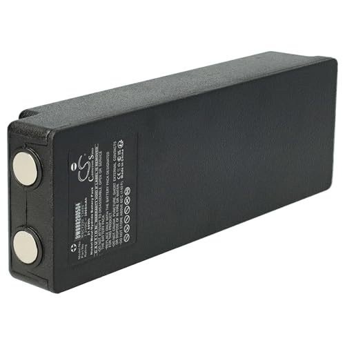 vhbw Akku kompatibel mit Scanreco RC400, RC590, YWW0439, RC960 Industrie-Funkfernsteuerung Fernbedienung (3000 mAh, 7,2 V, NiMH) - Schwarz von vhbw