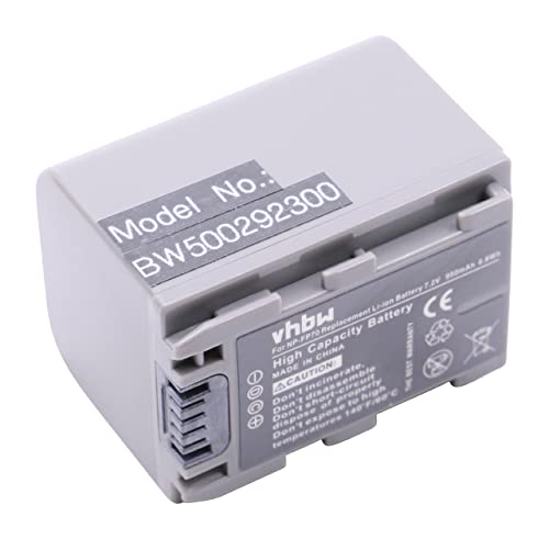 vhbw Akku kompatibel mit Sony DCR-DVD203E, DCR-DVD203, DCR-DVD205E, DCR-DVD205, DCR-DVD403 Videokamera Camcorder (950 mAh, 7,2 V, Li-Ion) von vhbw