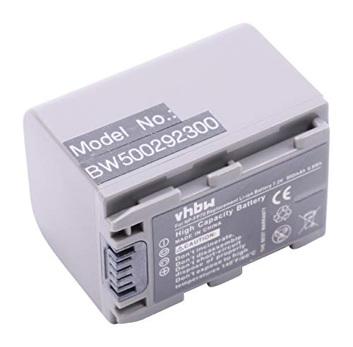 vhbw Akku kompatibel mit Sony DCR-DVD405E, DCR-DVD405, DCR-DVD403E, DCR-DVD404E, DCR-DVD404 Videokamera Camcorder (950 mAh, 7,2 V, Li-Ion) von vhbw