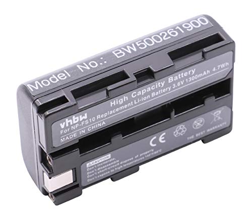 vhbw 1x Akku kompatibel mit Sony DCR-PC6, DSC-F505, DCR-PC9, DCR-PC5, DCR-PC5E, DCR-TRV1VE Videokamera Camcorder (1100 mAh, 3,6 V, Li-Ion) von vhbw
