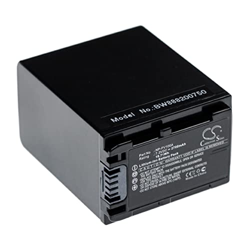 vhbw 1x Akku kompatibel mit Sony FDR-AX33, FDR-AX40, FDR-AX45, FDR-AX53, FDR-AX60, FDR-AX700, FDR-AXP33 Videokamera Camcorder (2700 mAh, 7,3 V, Li-Ion) von vhbw