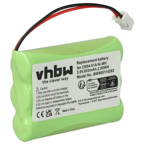 vhbw Akku kompatibel mit Summer Infant Baby Monitor 36004 Babyphone Babytalker (800mAh, 3,6V, NiMH) von vhbw