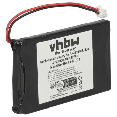 vhbw Akku kompatibel mit Supertooth Buddy Freisprecheinrichtung Konferenztelefon (600mAh, 3,7V, Li-Ion) von vhbw