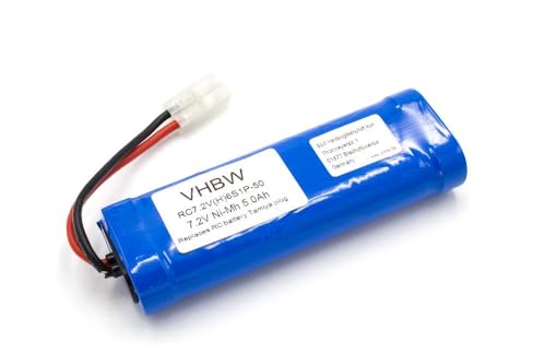 vhbw Akku kompatibel mit Tamiya Stecker für Modellbau z.B. Racing Car, Helikopter, Flugzeug (5000mAh, 7,2V, NiMH) von vhbw