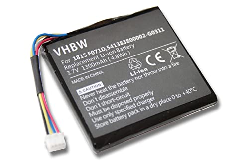 vhbw Akku kompatibel mit Texas Instruments TI-Nspire CX CAS (bis 10/2014) Taschenrechner (1300mAh, 3,7V, Li-Ion) von vhbw