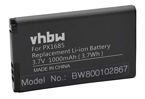 vhbw Akku kompatibel mit Toshiba Camileo S20, S20-B, S40, S45 Videokamera Camcorder (1000mAh, 3,7V, Li-Ion) von vhbw