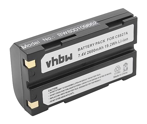vhbw Akku kompatibel mit Trimble 92600 Messgerät (2600mAh 7,4V Li-Ion) von vhbw
