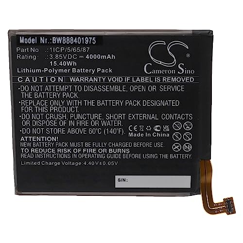 vhbw Akku kompatibel mit Umidigi A7 Pro Handy Smartphone Telefon (4000 mAh, 3,85 V, Li-Polymer) von vhbw