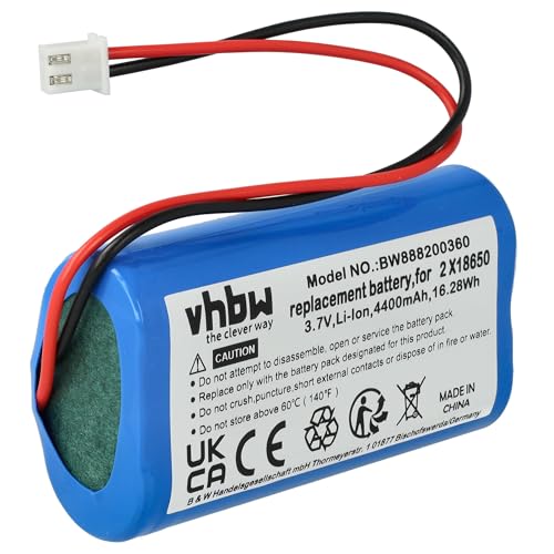 vhbw Akku kompatibel mit Weilburg Tischlampe, Nachttischlampe (4400 mAh, 3,7 V, Li-Ion) von vhbw