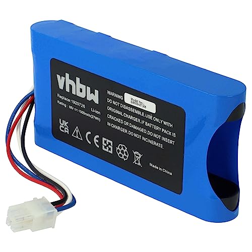 vhbw Akku kompatibel mit Yard Force Compact 280R, 400Ri Rasenmäher Rasenroboter (1500mAh, 18V, Li-Ion) von vhbw