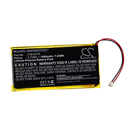 vhbw Akku kompatibel mit xDuoo X3 MP3-Player Musik Player (1900mAh, 3,7V, Li-Polymer) von vhbw
