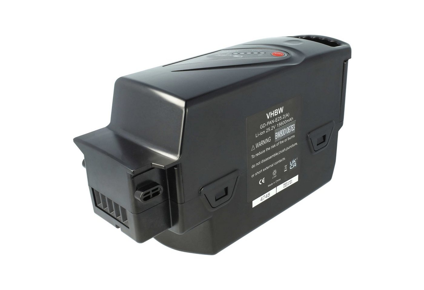 vhbw Akku passend für Flyer C8 HS, C-Serie, L10 HS, C10 HS, C10, C11 HS, E-Bike Akku Li-Ion 15600 mAh (26 V) von vhbw