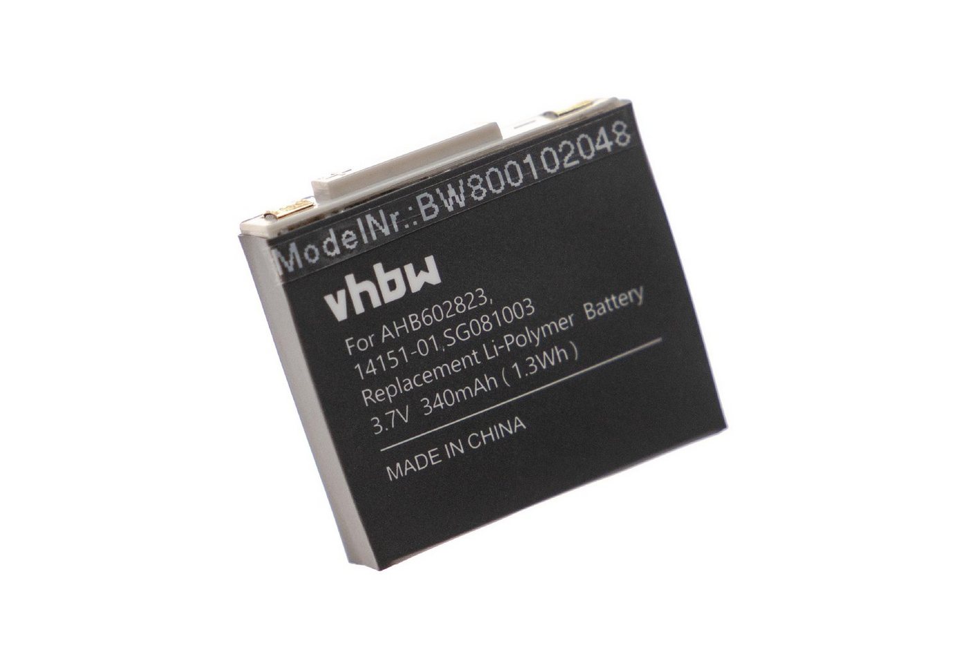 vhbw Akku passend für Kompatibel mit GN Netcom GN-NORDKOM GN9120, GN9125 Kopfhörer / Mobilfunk (340mAh, 3,7V, Li-Polymer) 340 mAh von vhbw