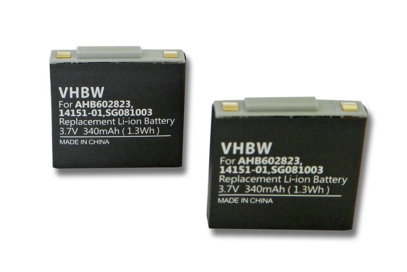 vhbw Akku passend für Kompatibel mit GN Netcom Jabra GN9125, GN9125 Flex, GN9125 Micro Kopfhörer / Mobilfunk (340mAh, 3,7V, Li-Polymer) 340 mAh von vhbw
