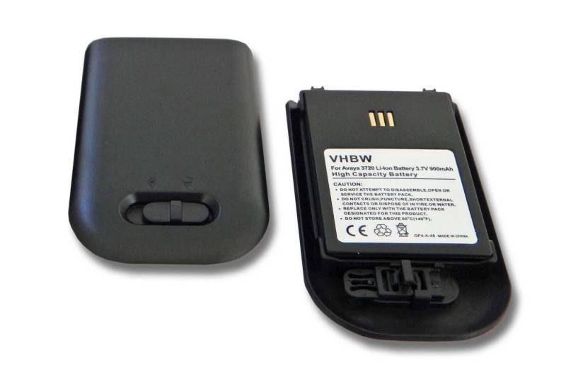 vhbw Akku passend für Kompatibel mit Innovaphone IP62, IP63, IP64 Festnetz & DECT (900mAh, 3,7V, Li-Ion) 900 mAh von vhbw