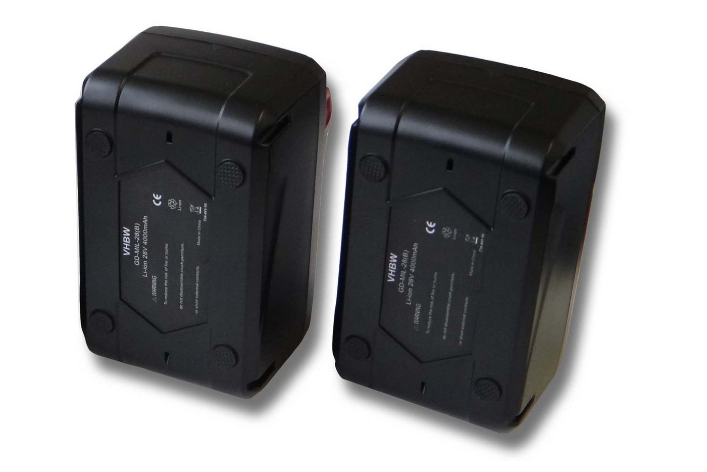 vhbw Akku passend für Kompatibel mit Milwaukee HD28 JSB Stichsäge, HD28 MS Handkreissäge Elektrowerkzeug (4000mAh, 28V, Li-Ion) 4000 mAh von vhbw