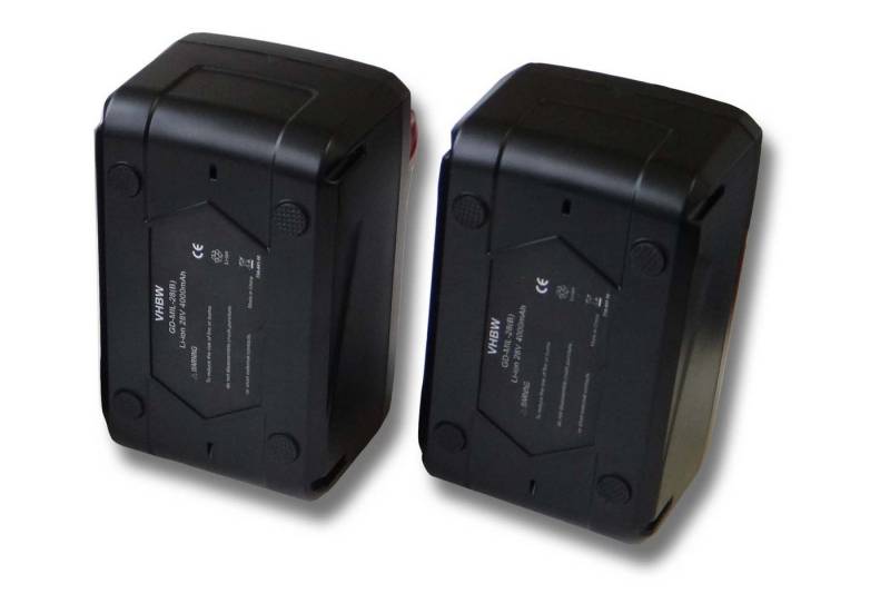 vhbw Akku passend für Kompatibel mit Milwaukee HD28 JSB Stichsäge, HD28 MS Handkreissäge Elektrowerkzeug (4000mAh, 28V, Li-Ion) 4000 mAh von vhbw