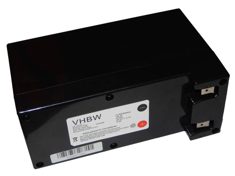 vhbw Akku passend für Kompatibel mit Wiper R Xe, Runner Xp Heimwerker, Wetterstationen Akku Rasenmäher (6900mAh, 25,2V, Li-Ion) 6900 mAh von vhbw