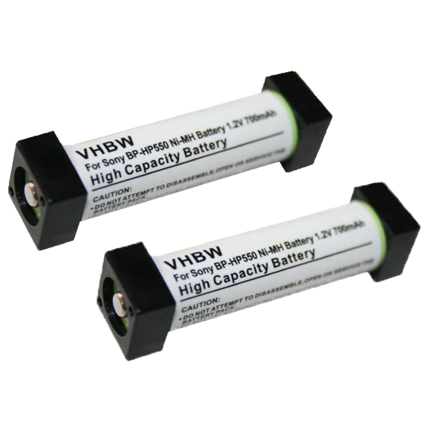 vhbw Akku passend für Sony MDR-RF850R Kopfhörer (700mAh, 1,2V, NiMH) 700 mAh von vhbw