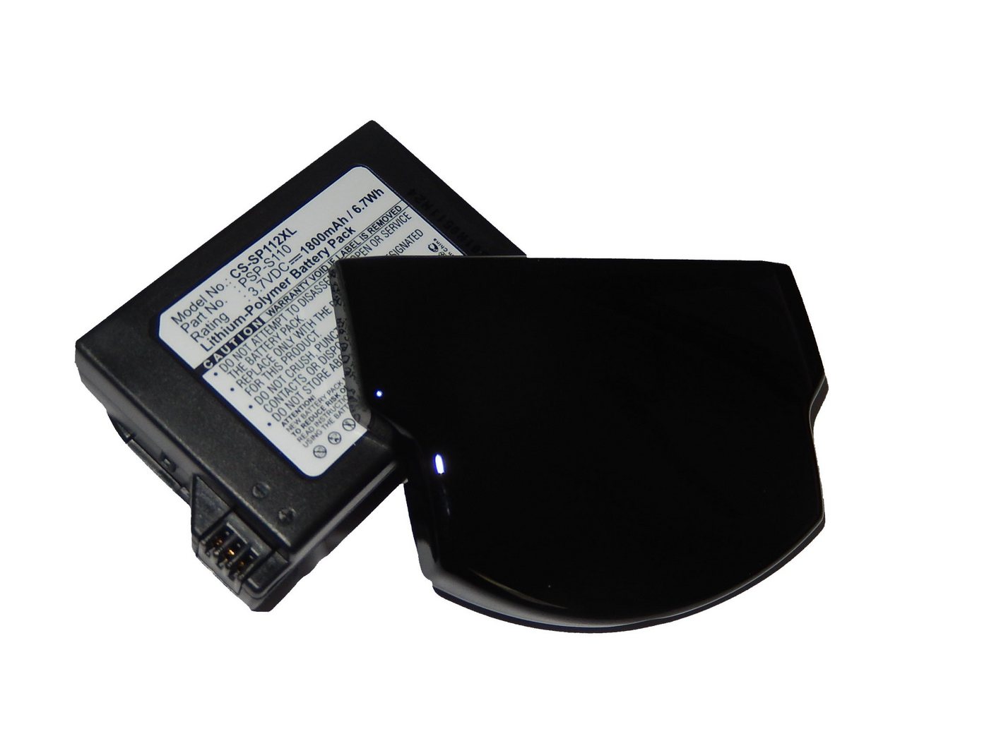 vhbw Akku passend für Sony Playstation Portable Slim & Lite 2. Gener, PSP-2000, PSP-2001, PSP-2002 Spielekonsole (1800mAh, 3,7V, Li-Polymer) 1800 mAh von vhbw