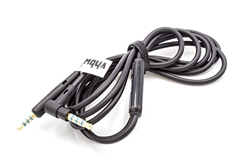 vhbw Audio AUX Kabel kompatibel mit Bose QuietComfort QC35-2 Kopfhörer - Audiokabel 3,5 mm Klinkenstecker, Mikrofon, Rufannahme-Taste, Schwarz vhbw Audio AUX Kabel kompatibel mit Bose QuietComfort QC35-2 Kopfhörer - Audiokabel 3,5 mm Klinkenstecker, Mikrofon, Rufannahme-Taste, Schwarz von vhbw