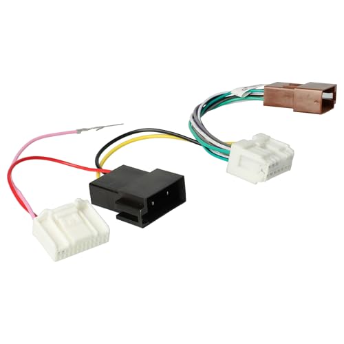 vhbw Autoradio ISO Adapter kompatibel mit Dacia Logan II MCV ab 03/2009, Pick-Up ab 03/2009 Auto-Modell von vhbw