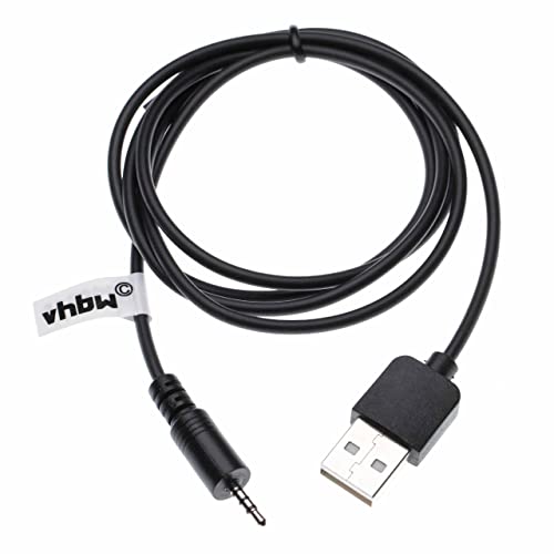 vhbw Aux-Ladekabel USB auf Klinke - USB-Aux-Ladekabel kompatibel mit Harman Kardon BT und weitere Kopfhörer mit Ladebuchse von vhbw