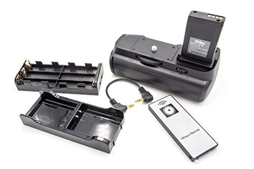 vhbw Batteriegriff inkl. LP-E10 Batterieadapter kompatibel mit Kamera Canon EOS 1100D, EOS 1200D, EOS 1300D von vhbw