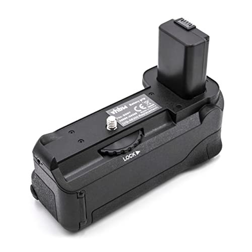 vhbw Batteriegriff kompatibel mit Sony Alpha A6500, A6300, A6000 Kamera Spiegelreflexkamera DSLR, inkl. Wählrad von vhbw
