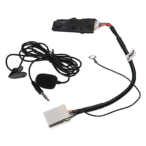 vhbw Bluetooth Adapter kompatibel mit Audi A3, A4 / S4, R8, TT Autoradio - Inkl. Mikrofon, Klinkenkabel + Clip von vhbw