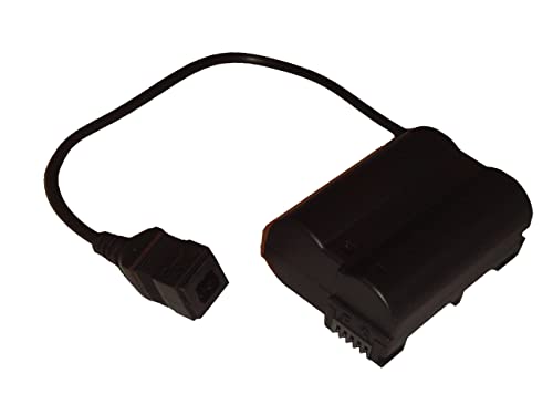 vhbw DC Kuppler Netzadapter kompatibel mit Nikon D7000, D610, D7200, D750, D780, D500, D600, D7500, 1 V1 Kamera, Digitalkamera, DSLR, Spiegelreflex von vhbw