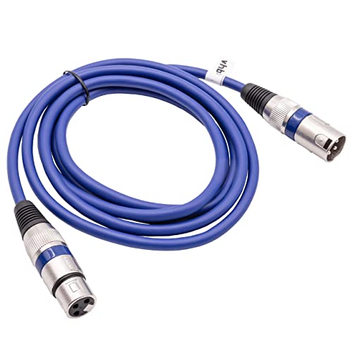 vhbw DMX-Kabel XLR Stecker auf XLR Buchse kompatibel mit Beleuchtung, Schweinwerfer, Bühnenlicht - 3-polig, PVC Kabel-Mantel, blau, 2m vhbw DMX-Kabel XLR Stecker auf XLR Buchse kompatibel mit Beleuchtung, Schweinwerfer, Bühnenlicht - 3-polig, PVC Kabel-Mantel, blau, 2m von vhbw