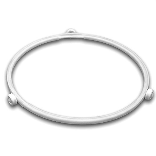 vhbw Drehring Antriebsring 16,2cm universal für Mikrowellen z.B. kompatibel mit Bosch, Siemens, AEG, Severin - weiß von vhbw