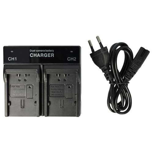 vhbw Dual Ladegerät kompatibel mit Panasonic NV-GS230, NV-GS250, NV-GS27, NV-GS280 Kamera Camcorder/Akku - Ladeschale, Ladestandsanzeige vhbw Dual Ladegerät kompatibel mit Panasonic NV-GS230, NV-GS250, NV-GS27, NV-GS280 Kamera Camcorder/Akku - Ladeschale, Ladestandsanzeige von vhbw