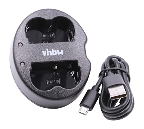 vhbw Dual USB Ladegerät kompatibel mit Canon MV30i, MV300i, MV400, MV400i, MV410, MV430i Kamera Camcorder-Akku - Ladeschale, Ladekontrollanzeige vhbw Dual USB Ladegerät kompatibel mit Canon MV30i, MV300i, MV400, MV400i, MV410, MV430i Kamera Camcorder-Akku - Ladeschale, Ladekontrollanzeige von vhbw