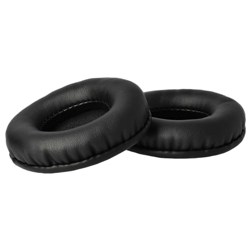 vhbw Ear Pads Ohrpolster-Kissen Ohrmuscheln schwarz 2.6cm 6.5cm kompatibel mit Kopfhörer Headset t.Bone HD 660 von vhbw