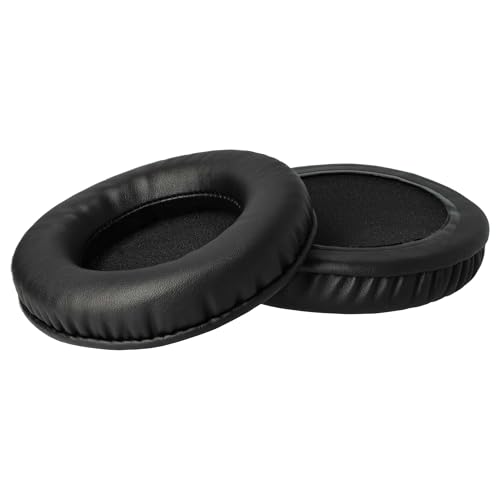 vhbw Ear Pads Ohrpolster-Kissen Ohrmuscheln schwarz 4.9cm 10.2cm kompatibel mit Kopfhörer Headset Sony MDR-CD450, MDR-CD470, MDR-F1, MDR-RF 865R, MDR-RF865RK von vhbw
