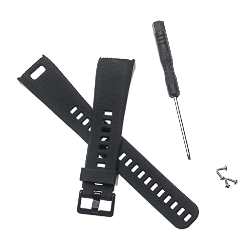 vhbw Ersatz Armband kompatibel mit Garmin Vivosmart HR Fitnessuhr, Smartwatch - 12,7 + 8,8 cm TPU schwarz vhbw Ersatz Armband kompatibel mit Garmin Vivosmart HR Fitnessuhr, Smartwatch - 12,7 + 8,8 cm TPU schwarz von vhbw