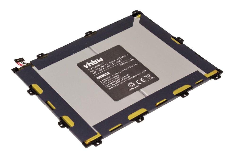vhbw Ersatz für Alcatel TLp041C2 für (4050 mAh, 3,8 V, Li-Polymer) Tablet-Akku Li-Polymer 4050 mAh von vhbw