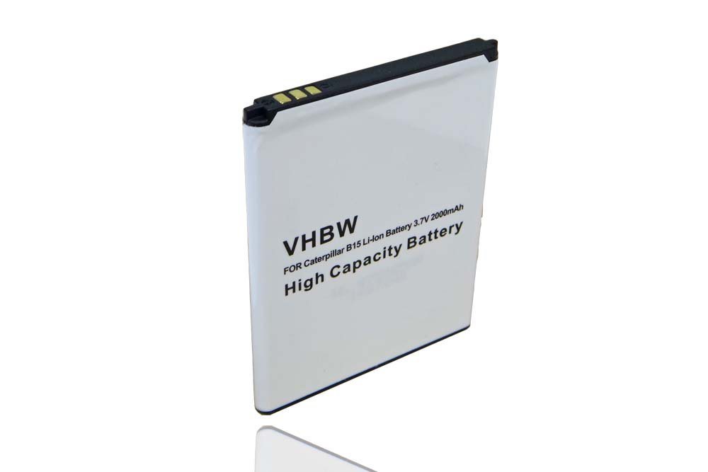 vhbw Ersatz für CAT B10-2 für Mobilfunk (2000 mAh, 3,7 V, Li-Ion) Smartphone-Akku Li-Ion 2000 mAh von vhbw