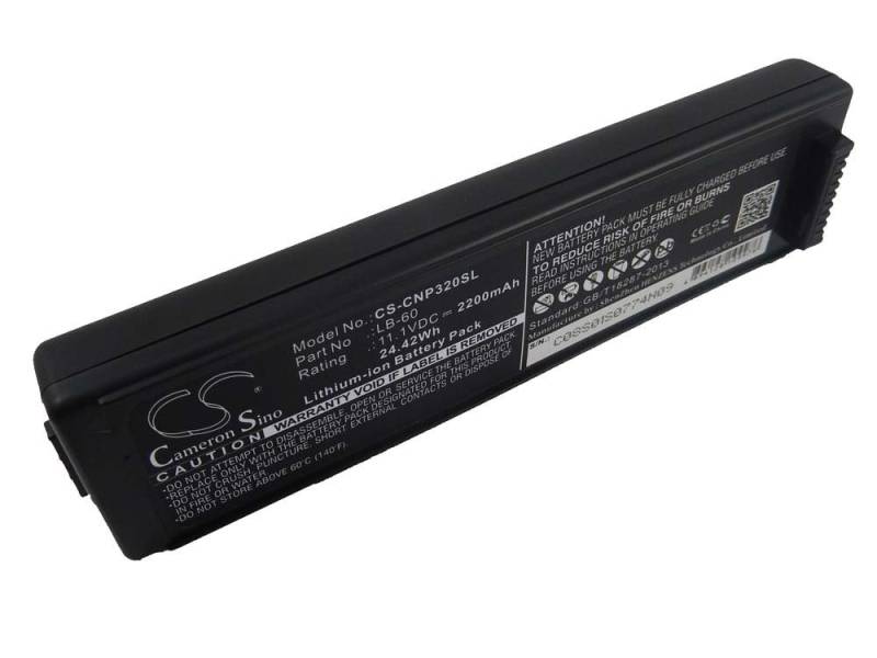 vhbw Ersatz für Canon QK1-2505-DB01-05, 2446B003, LB-60, K30274 für Drucker Akku Li-Ion 2200 mAh von vhbw