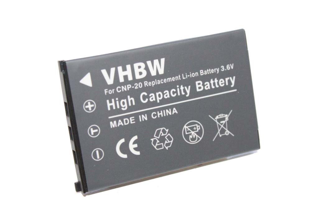 vhbw Ersatz für Casio NP-20DBA, NP-20 für Foto / Kompaktkamera (550 mAh, Kamera-Akku Li-Ion 550 mAh von vhbw