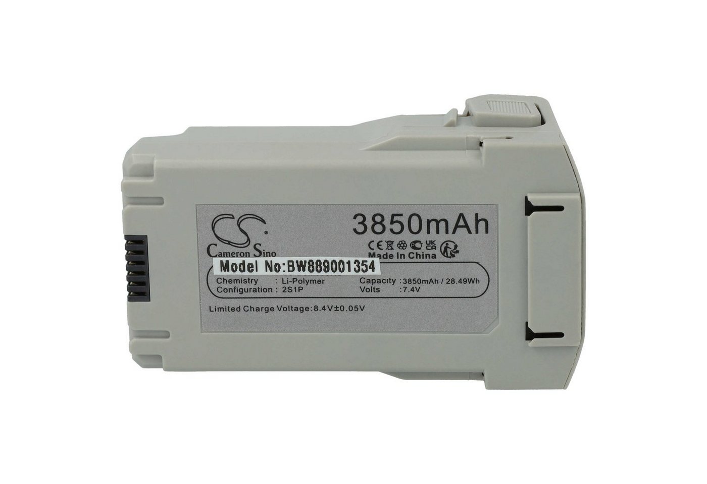 vhbw Ersatz für DJI BWX162-3850-7.38, BWX162-2453-7.38 für Drohnen-Akku Li-Polymer 3850 mAh (7,4 V) von vhbw