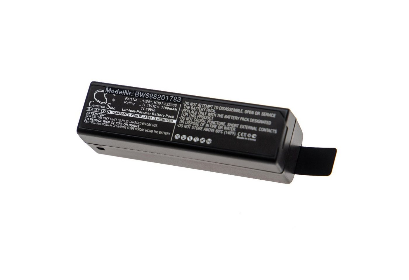 vhbw Ersatz für DJI HB01, HB01-522365 für Kamera-Akku Li-Polymer 1100 mAh (11,1 V) von vhbw