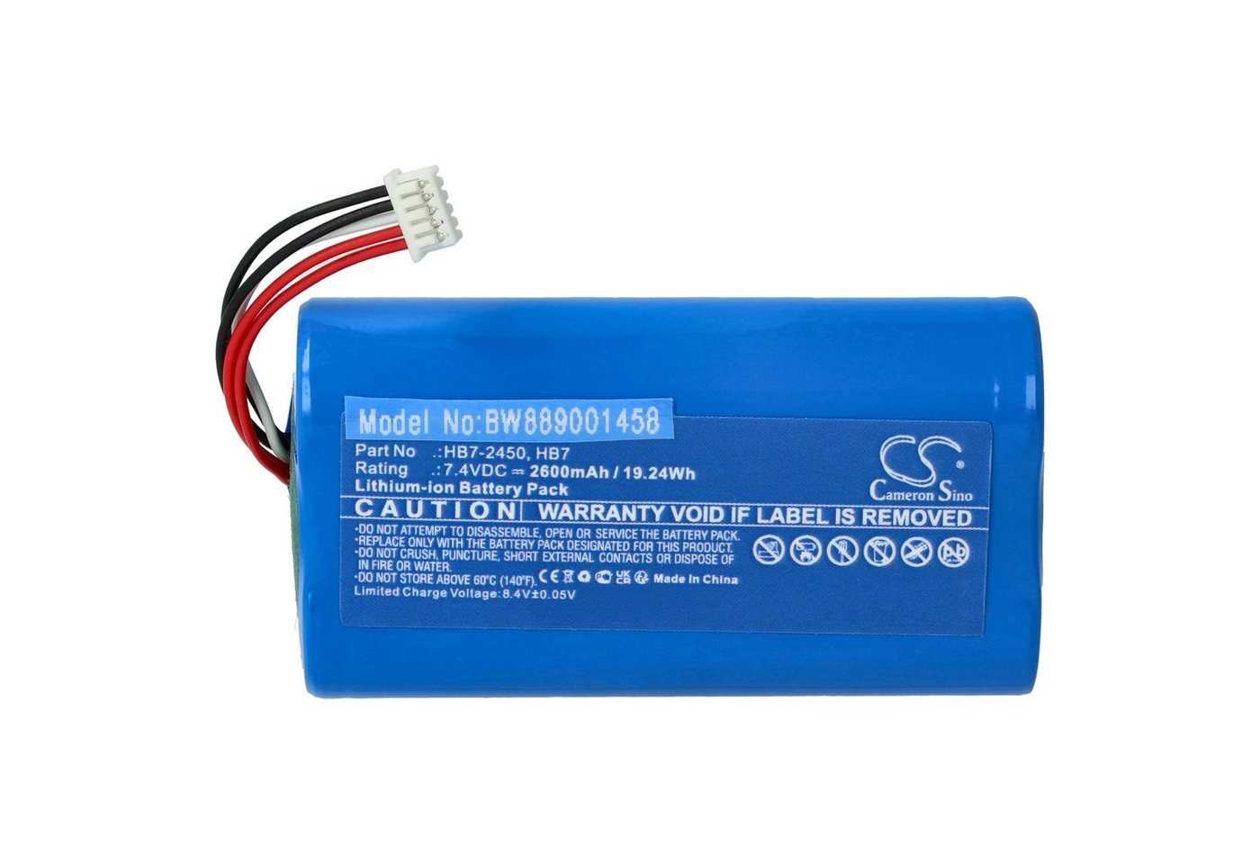 vhbw Ersatz für DJI HB7, HB7-2450 für Fernbedienung (2600 mAh, 7,4 V, Drohnen-Akku Li-Ion 2600 mAh vhbw Ersatz für DJI HB7, HB7-2450 für Fernbedienung (2600 mAh, 7,4 V, Drohnen-Akku Li-Ion 2600 mAh von vhbw