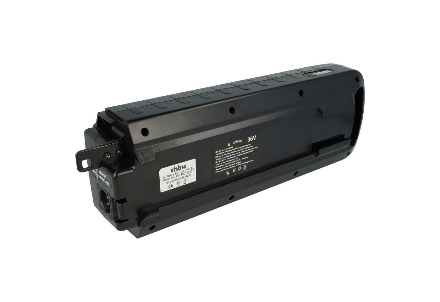 vhbw Ersatz für Gazelle 998402600, 23691, 10INR19/66-4, 20123475-998402600, E-Bike Akku Li-Ion 8800 mAh von vhbw