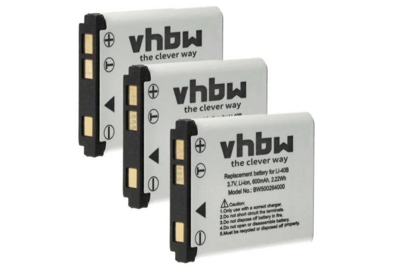 vhbw passend für Instax 90 Mini Neo Classic Kamera / Foto / Kompaktkamera Kamera-Akku Li-Ion 600 mAh von vhbw